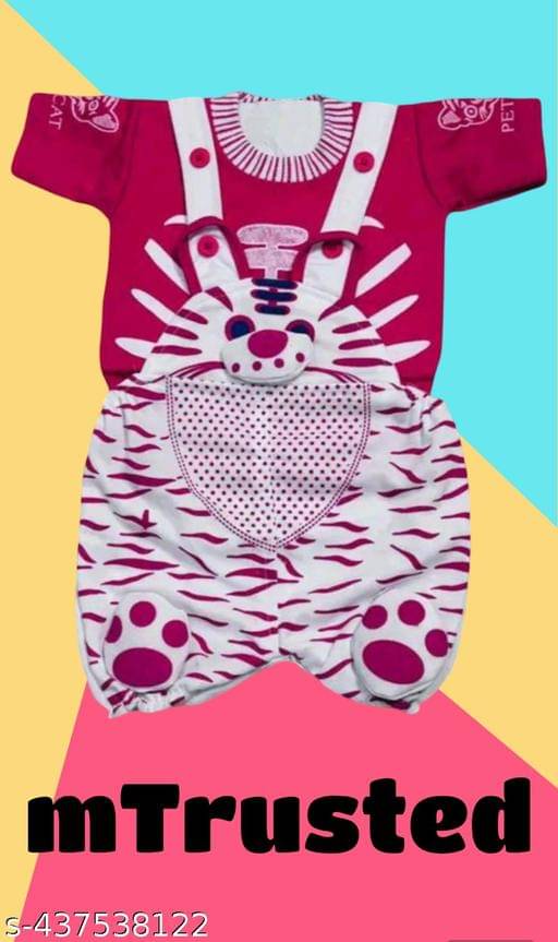     			TRU BEST Pack of 1 Unisex for Baby Cotton Blend Dungarees ( Multicolor )