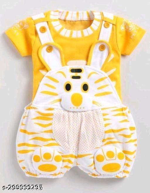 TRU BEST Pack of 1 Unisex for Baby Cotton Blend Dungarees ( Multicolor ) TRU BEST Pack of 1 Unisex for Baby Cotton Blend Dungarees ( Multicolor )