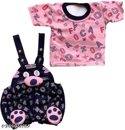     			TRU BEST Pack of 1 Unisex for Baby Cotton Blend Dungarees ( Multicolor )