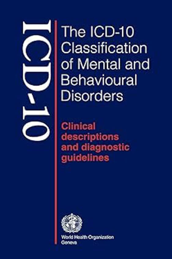     			The Icd-10 Classification Of Mental & Behavioural Disorders:Clinical Descriptions And Diagnostic Guidelines