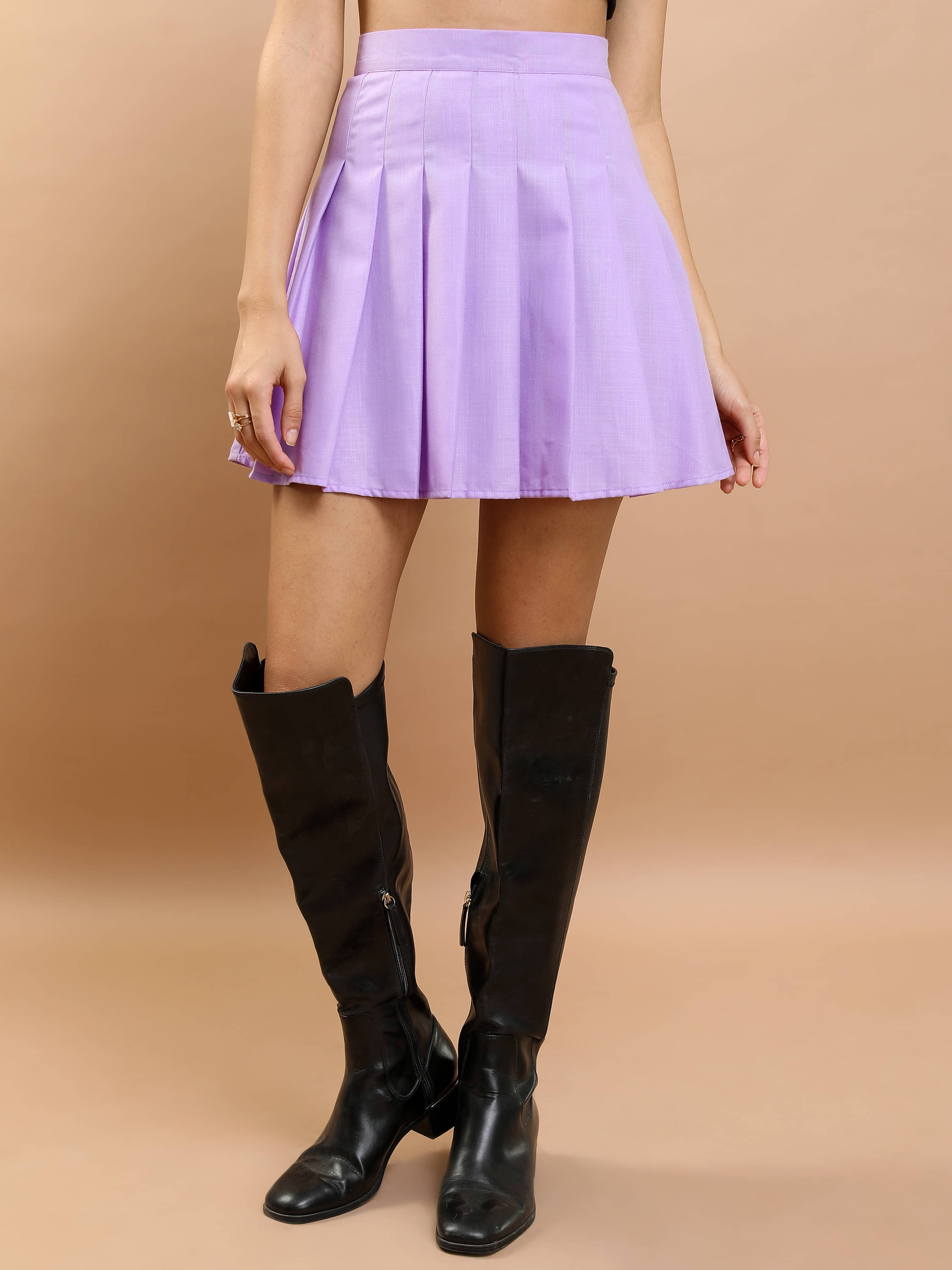     			Tokyo Talkies Purple Polyester Women's A-Line Skirt ( Pack of 1 )
