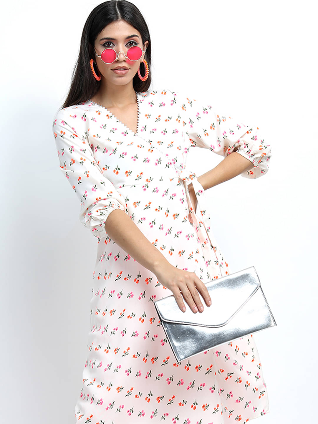 Vishudh Women Cotton Blend Printed A-line Kurti With Palazzo ( Multicolor ) Vishudh Women Cotton Blend Printed A-line Kurti With Palazzo ( Multicolor )