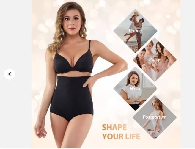 Viya Fashion Women Cotton Tummy & Thigh Shaper ( Black ) Viya Fashion Women Cotton Tummy & Thigh Shaper ( Black )