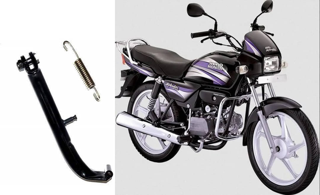     			WHEEL DRIVE COMPETIBLE with Hero Super Splendor Side Stand with Spring Pack of 1