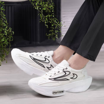     			ZYPSO White Men's Lifestyle Shoes