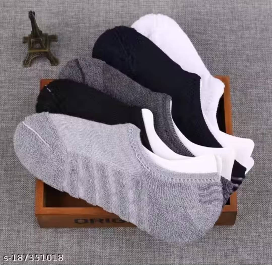 finzer Pack of 5 Men's Cotton No Show Socks ( Multicolor )     			finzer Pack of 5 Men's Cotton No Show Socks ( Multicolor )