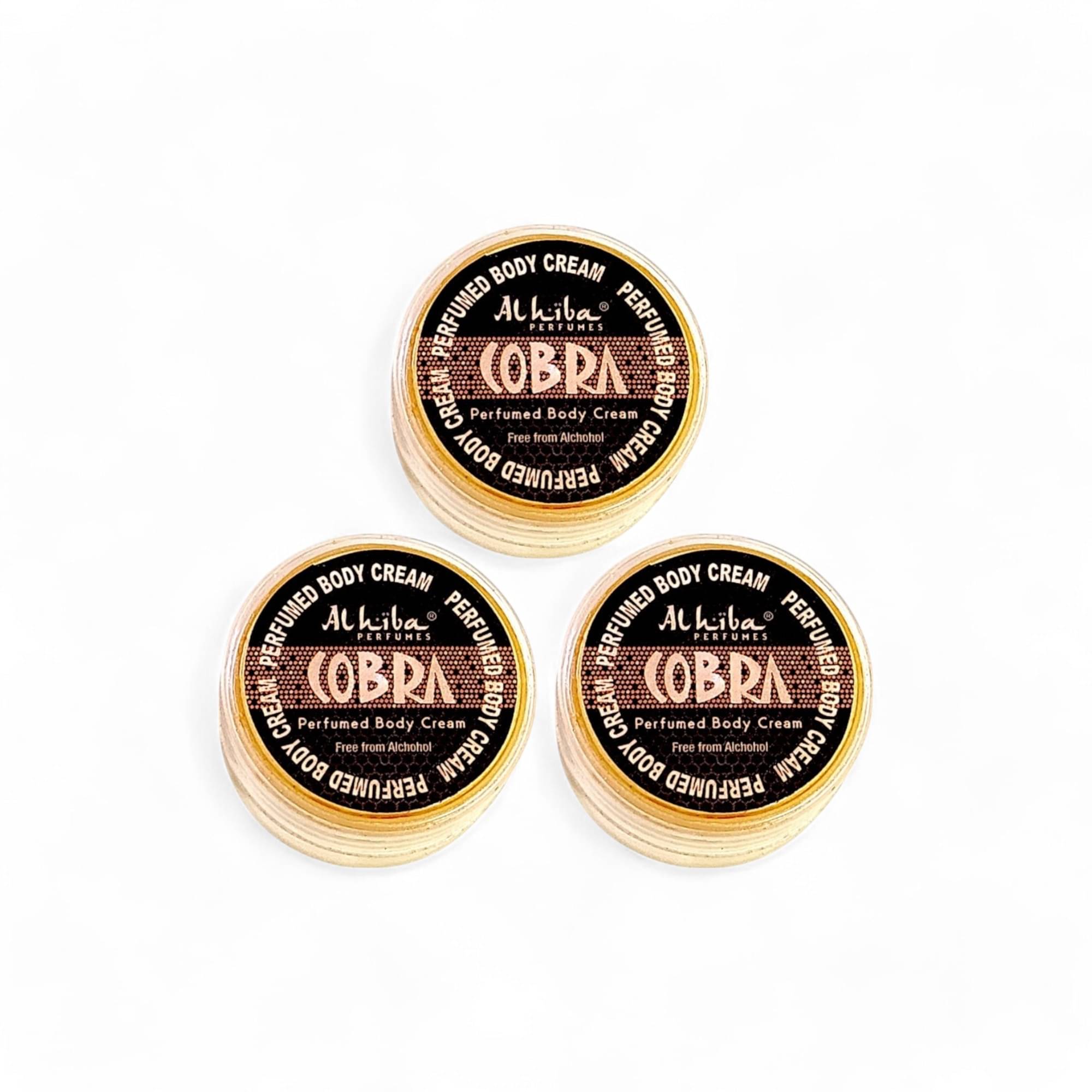 Al Hiba Cobra Perfumed Body Deodorant Cream for Unisex 10 gm ( Pack of 3 ) Al Hiba Cobra Perfumed Body Deodorant Cream for Unisex 10 gm ( Pack of 3 )