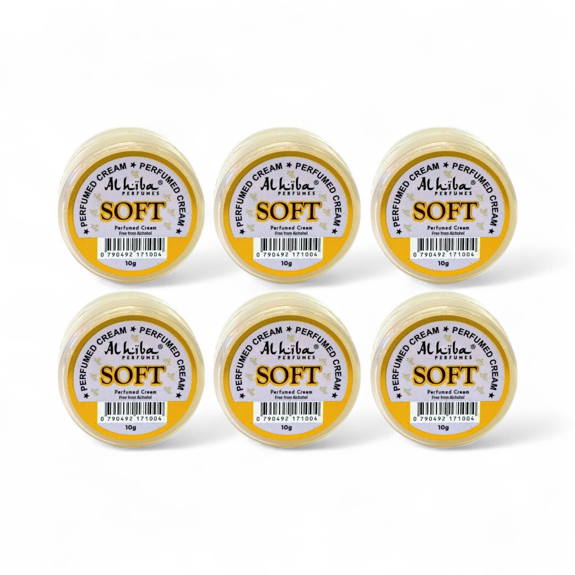     			Al Hiba Soft Perfumed Body Deodorant Cream for Unisex 10 gm ( Pack of 6 )