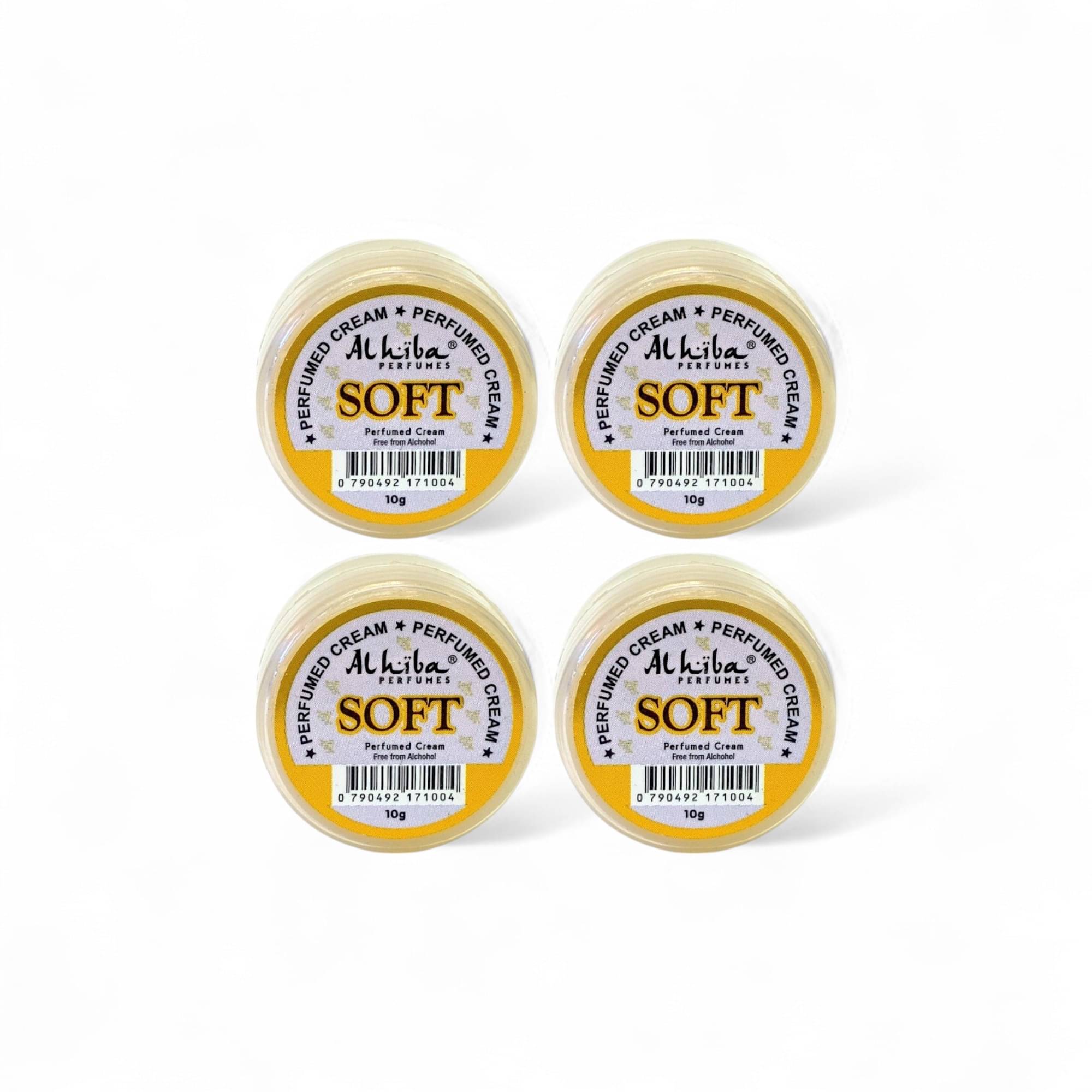     			Al Hiba Soft Perfumed Body Deodorant Cream for Unisex 10 gm ( Pack of 4 )
