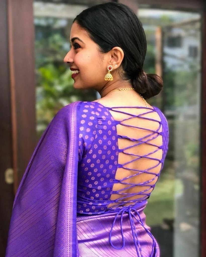 Bansari Textile Art Silk Woven Regular Saree With Unstitched Blouse Piece ( Blue ) Bansari Textile Art Silk Woven Regular Saree With Unstitched Blouse Piece ( Blue )