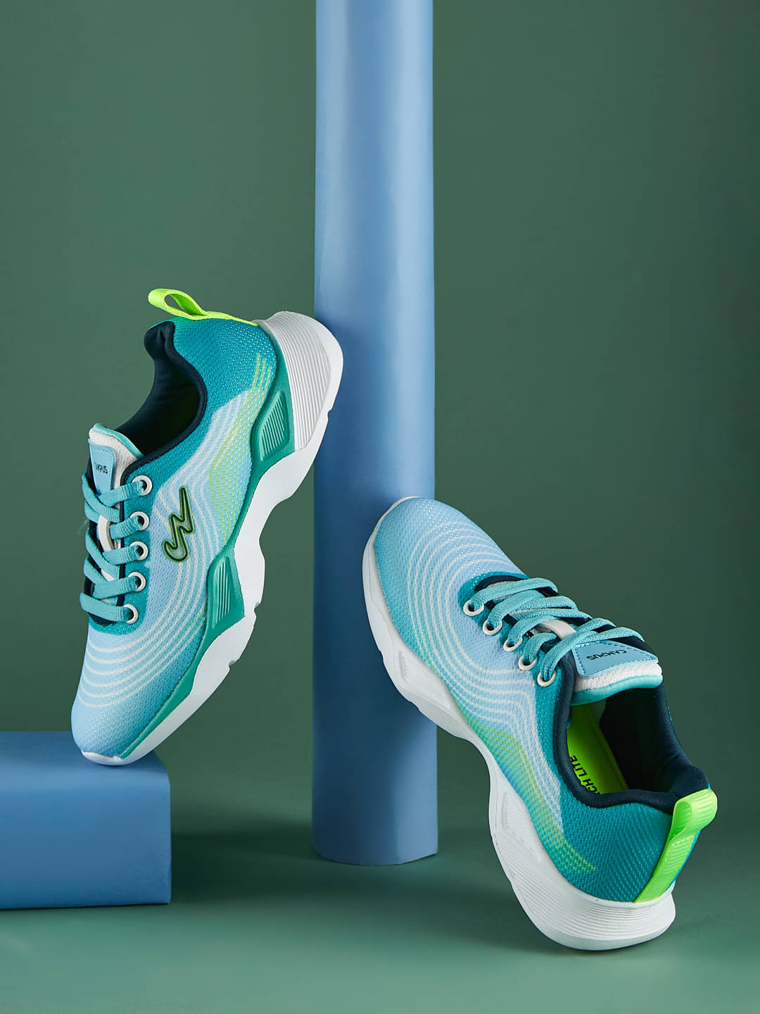     			Campus - GREEN Boy's Running Shoes ( 1 Pair )