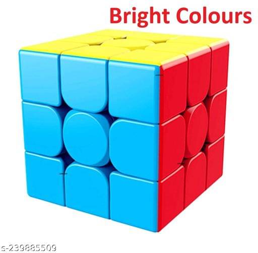     			Cube Block Supper Soft High Speed Smooth Rolling Blocks For Kids & Adults & Childrens Boys Girls Toy Box Packing Smart Activity Fun Educational Learning Plastic Toys Games Rubik Cubes Play Bricks Creativity Puzzle 3+ Year Old 4+ 5+ 10+ under Baby Rubiqub n