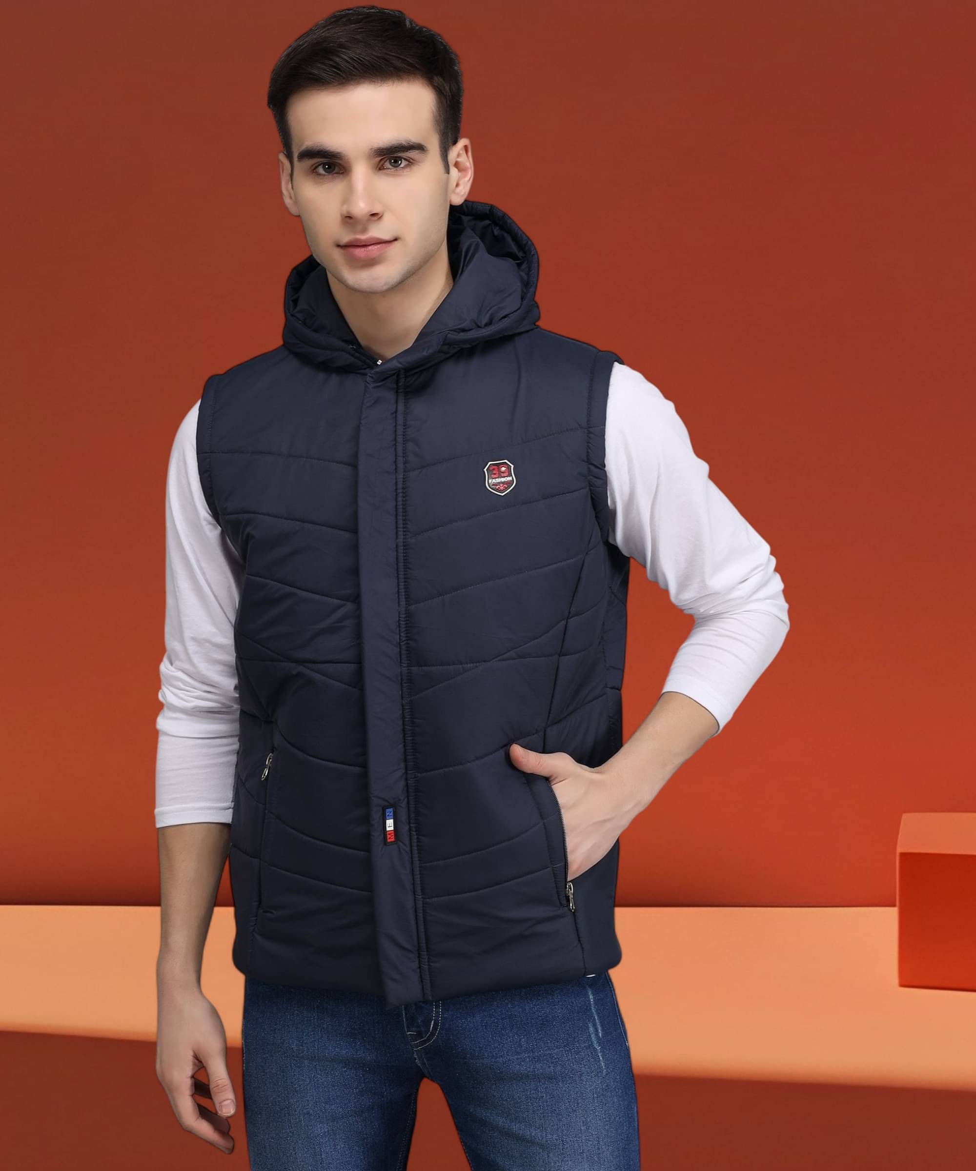 DUCOHIVE Polyester Men's Puffer Jacket - Navy ( Pack of 1 ) DUCOHIVE Polyester Men's Puffer Jacket - Navy ( Pack of 1 )