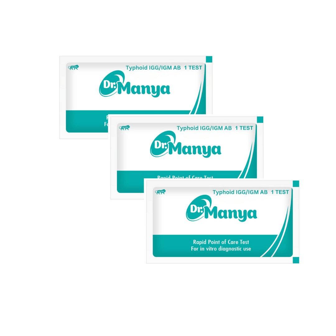 Dr. Manya Typhoid IgG/IgM Test Kit – Pack of 3 | Rapid Antibody Detection | Easy & Accurate Home Screening Dr. Manya Typhoid IgG/IgM Test Kit – Pack of 3 | Rapid Antibody Detection | Easy & Accurate Home Screening