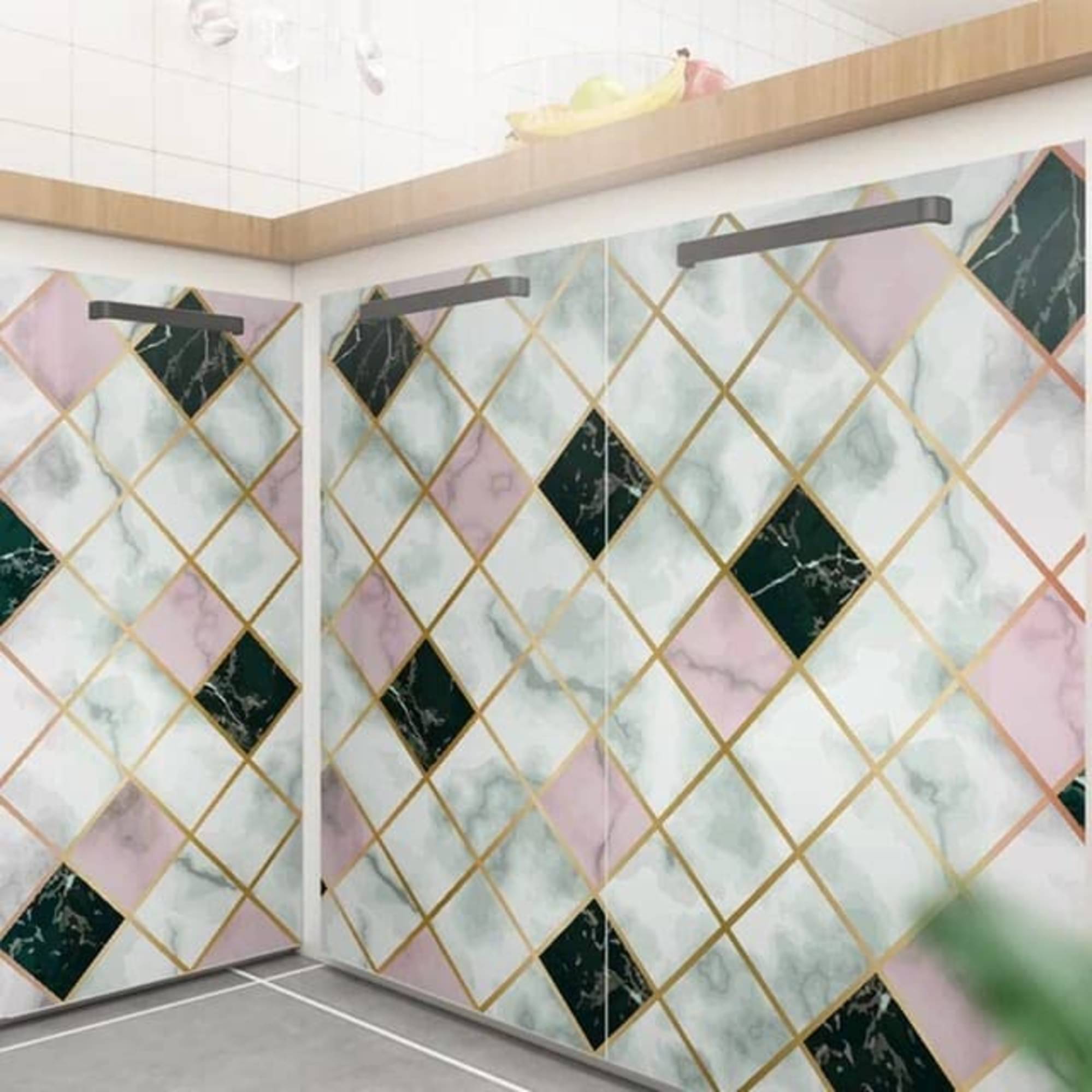 K SHOP Self-Adhesive Wallpaper Waterproof Old Furniture Vinyl Stickers Wooden Door Wardrobe Desktop PVC Wall Papers(60*200)     			K SHOP Self-Adhesive Wallpaper Waterproof Old Furniture Vinyl Stickers Wooden Door Wardrobe Desktop PVC Wall Papers(60*200)