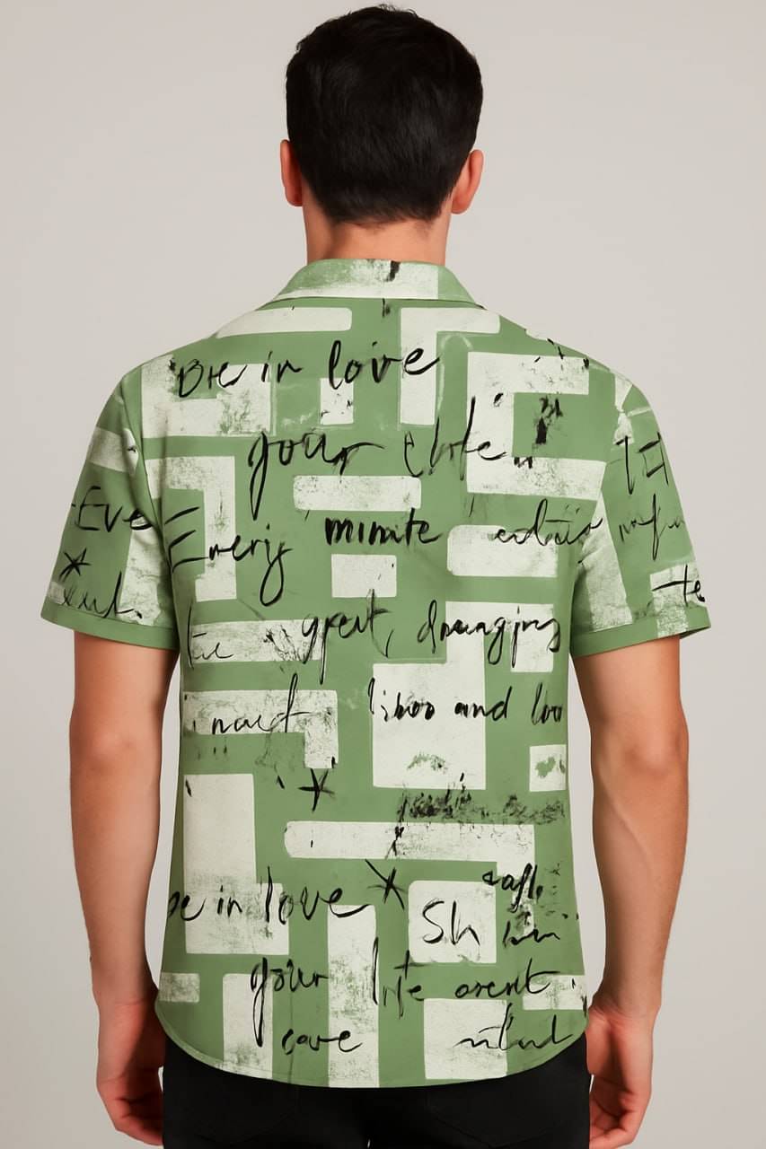 KRIVA Cotton Blend Regular Fit Printed Half Sleeves Men's Casual Shirt - Multicolor ( Pack of 1 ) KRIVA Cotton Blend Regular Fit Printed Half Sleeves Men's Casual Shirt - Multicolor ( Pack of 1 )