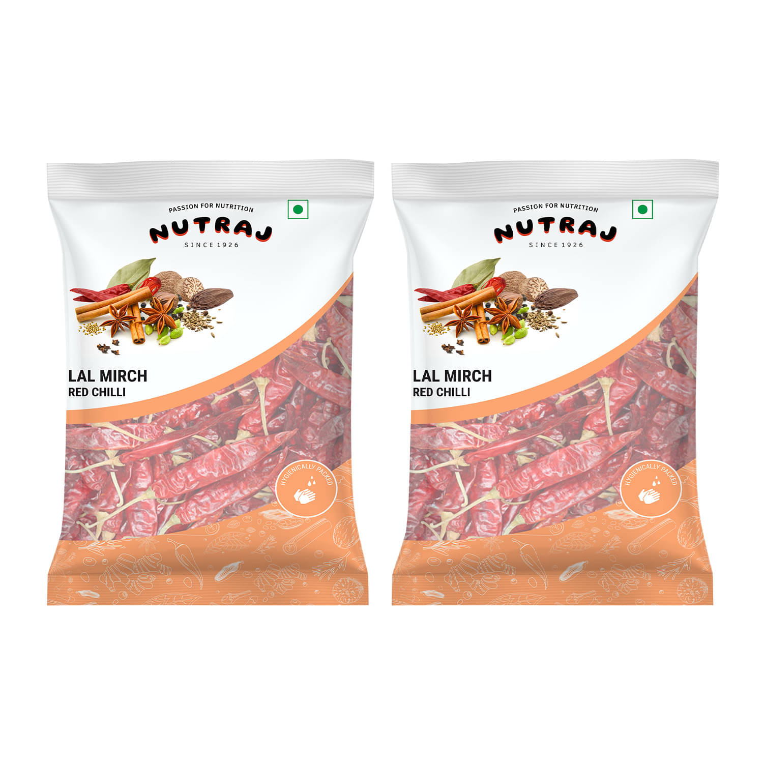 Nutraj Whole Red chilli (Lal Mirch), Sabut Lal Mirch 200gm (Pack of 2) Nutraj Whole Red chilli (Lal Mirch), Sabut Lal Mirch 200gm (Pack of 2)