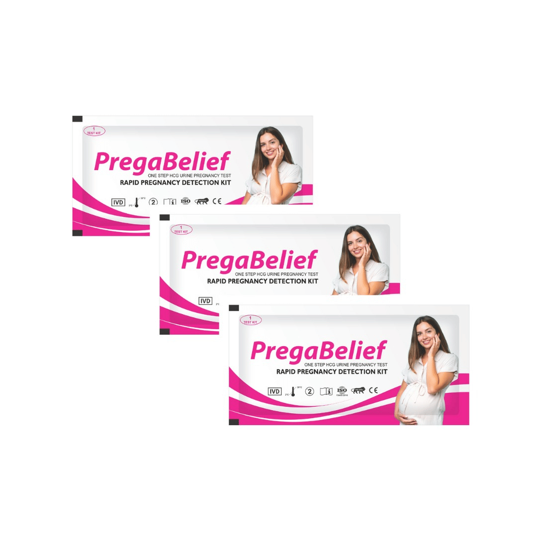    			Prega Belief Pregnancy Test Kit – Pack of 3 | Quick, Reliable Results at Home | Hassle-Free & Hygienic Testing