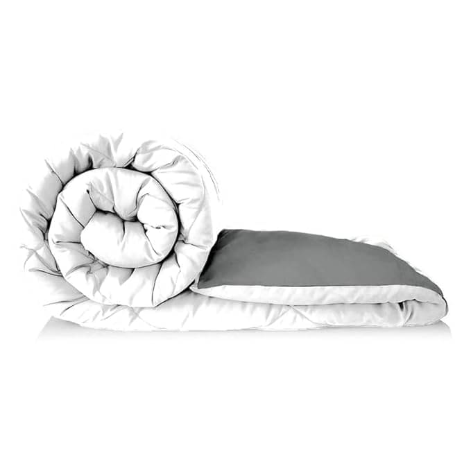     			Reversible Microfiber Heavy Winter 250 GSM Double Bed Comforter/Duvet/Quilt - 254 cm x 228 cm (Width x Height)