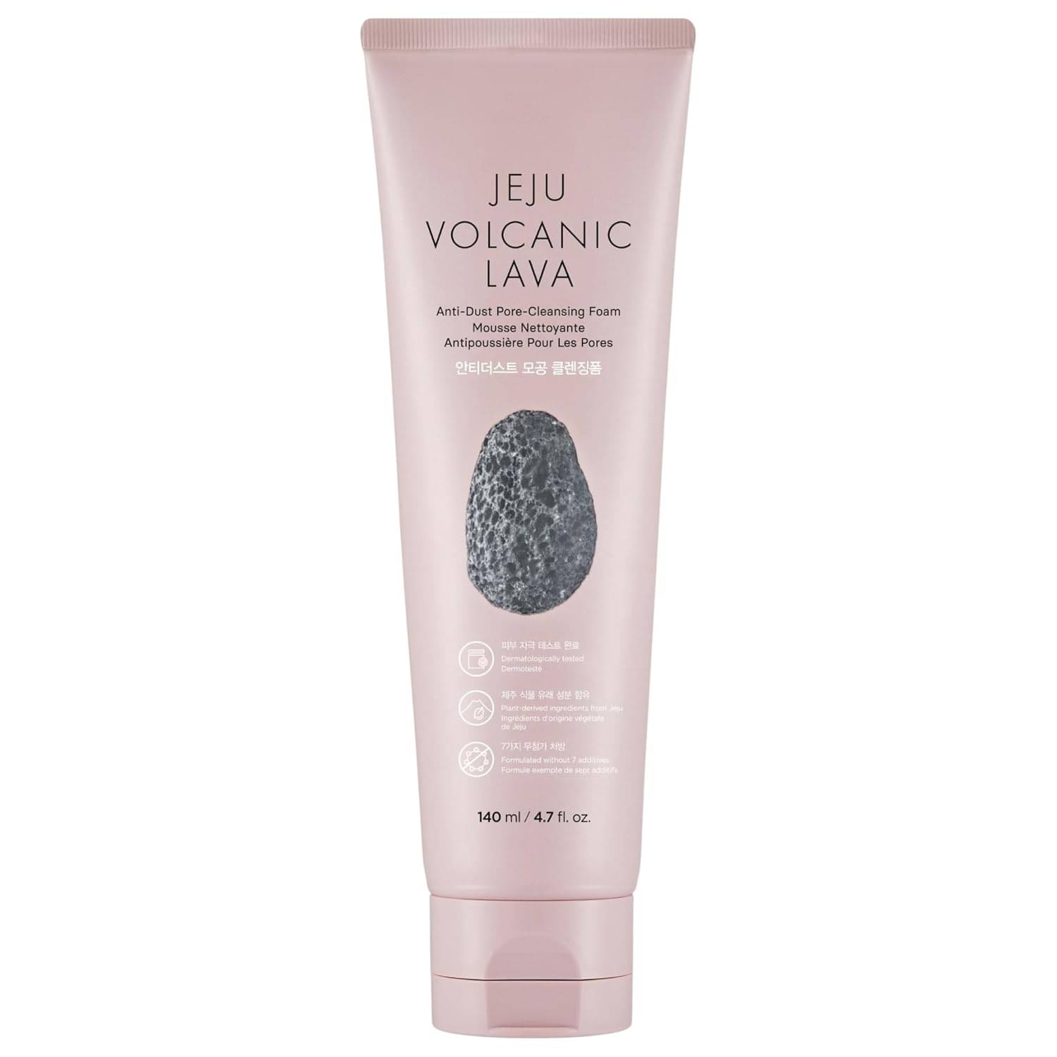 The Face Shop The Faceshop Jeju Volcanic Lava Cleansing Foam, 140ml     			The Face Shop The Faceshop Jeju Volcanic Lava Cleansing Foam, 140ml