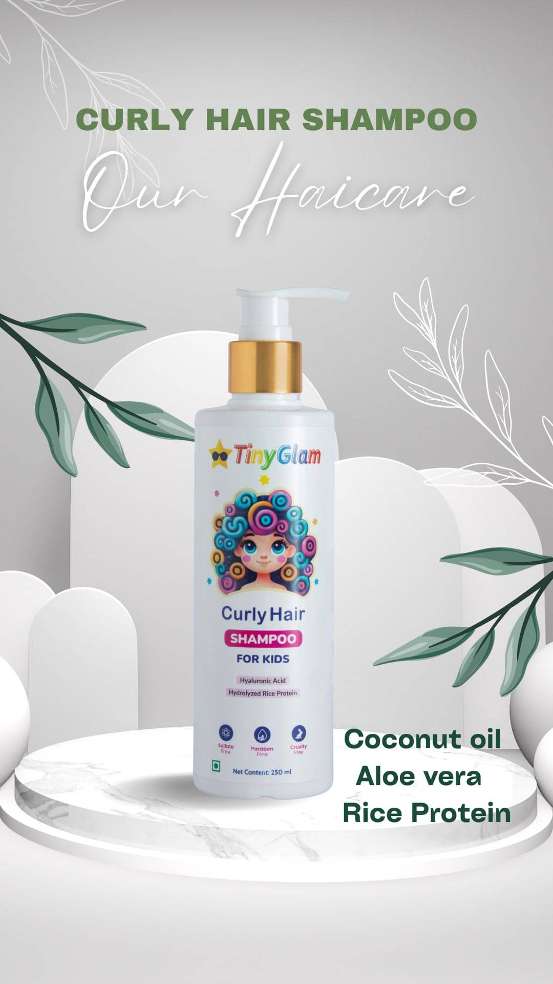 TinyGlam Natural Baby Shampoo 250 ml ( 1 pcs ) TinyGlam Natural Baby Shampoo 250 ml ( 1 pcs )