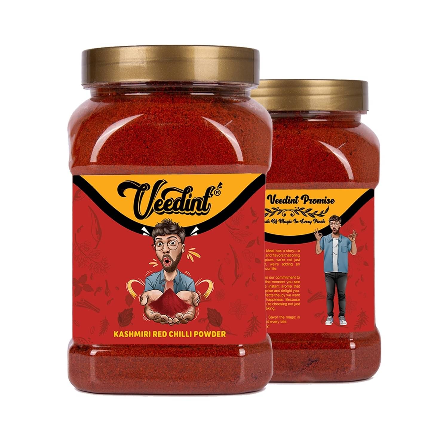 VeeDInt 400 gm Laal Mirch (Red Chili) ( Pack of 1 ) VeeDInt 400 gm Laal Mirch (Red Chili) ( Pack of 1 )