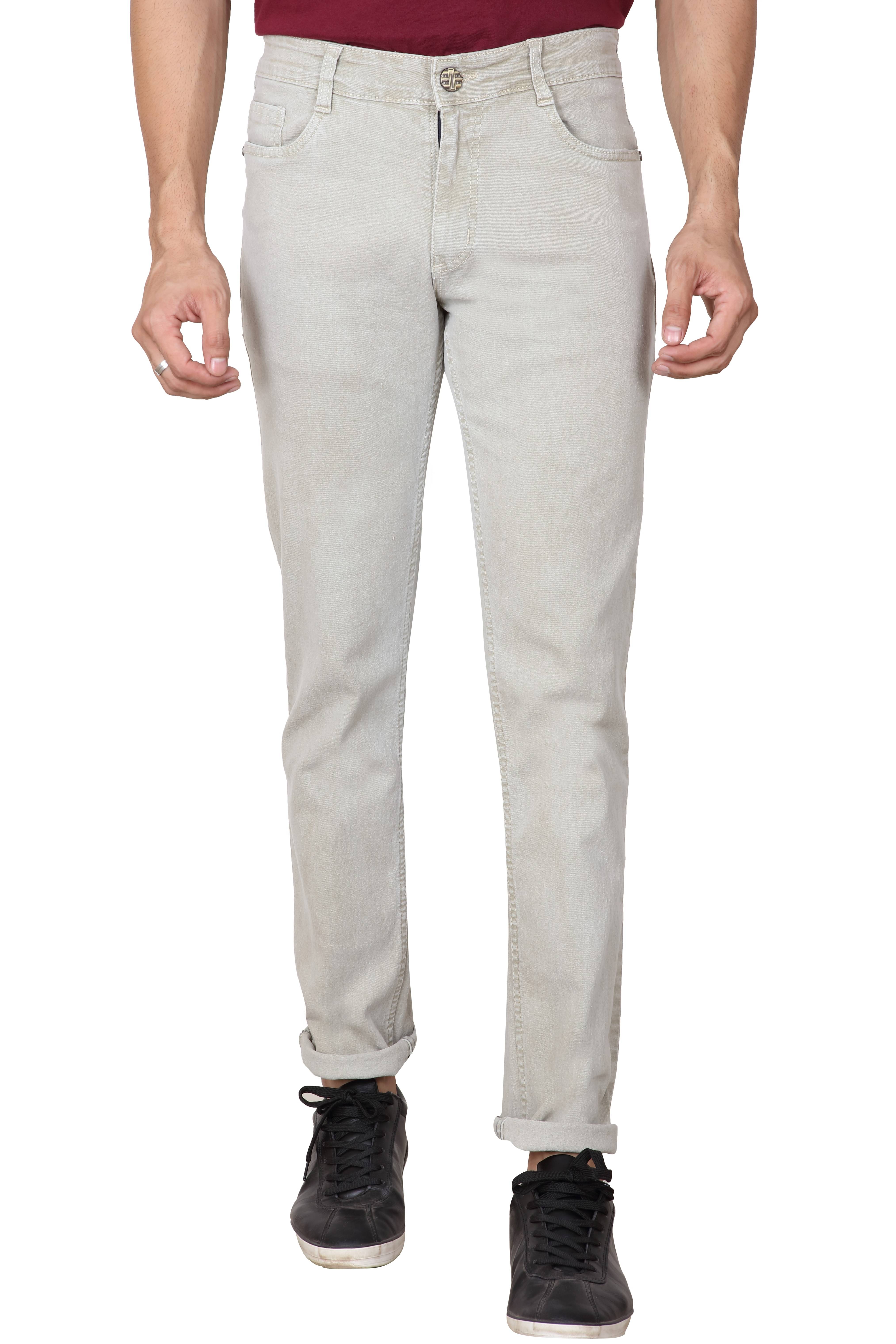     			WEARO JEANS Regular Fit Basic Men's Jeans - Cream ( Pack of 1 )