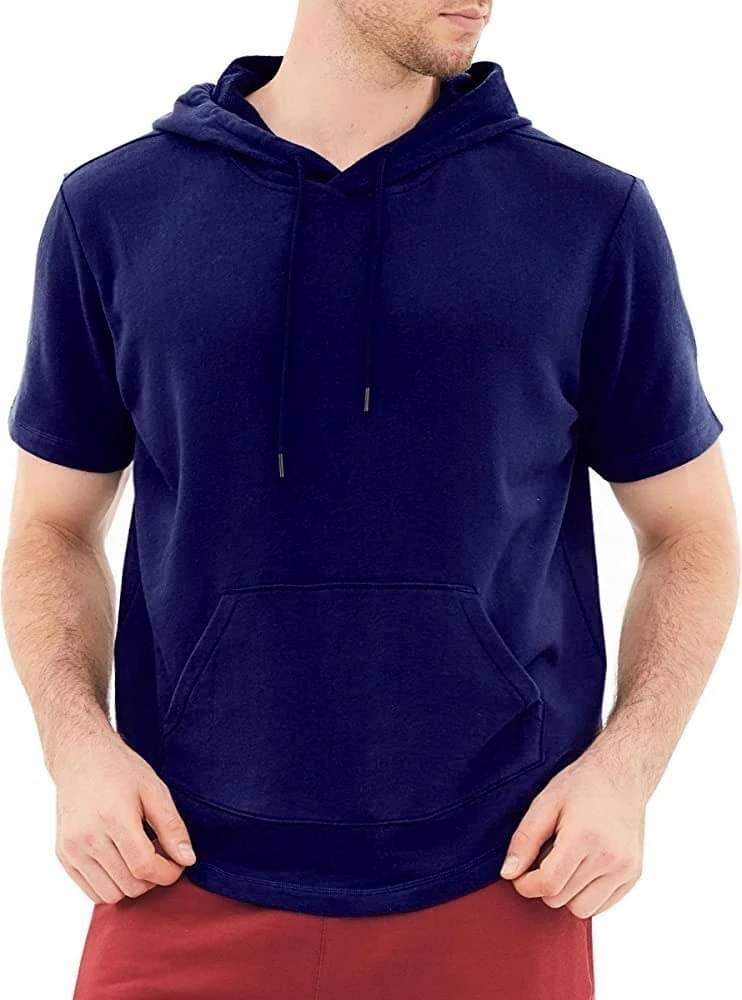 eddicted Men Cotton Blend Regular Fit Solid T-Shirt ( Navy Blue ) eddicted Men Cotton Blend Regular Fit Solid T-Shirt ( Navy Blue )