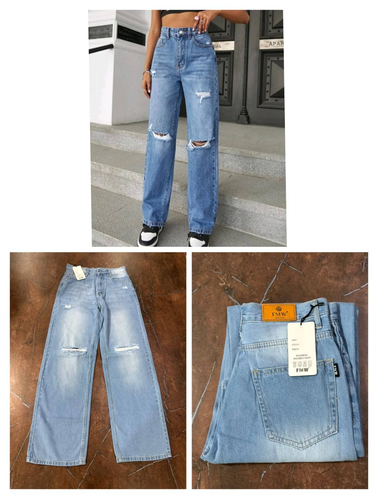     			AD Fashion Women's Regular Fit High-Rise Jeans ( Blue )