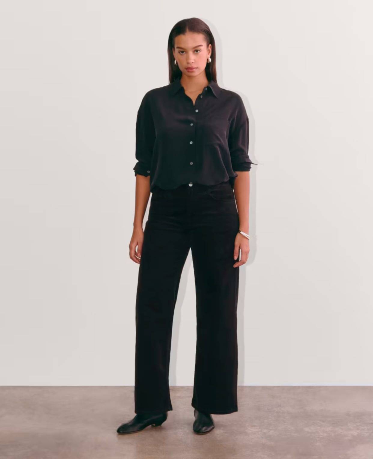     			AD Fashion Women's Regular Fit High-Rise Jeans ( Black )