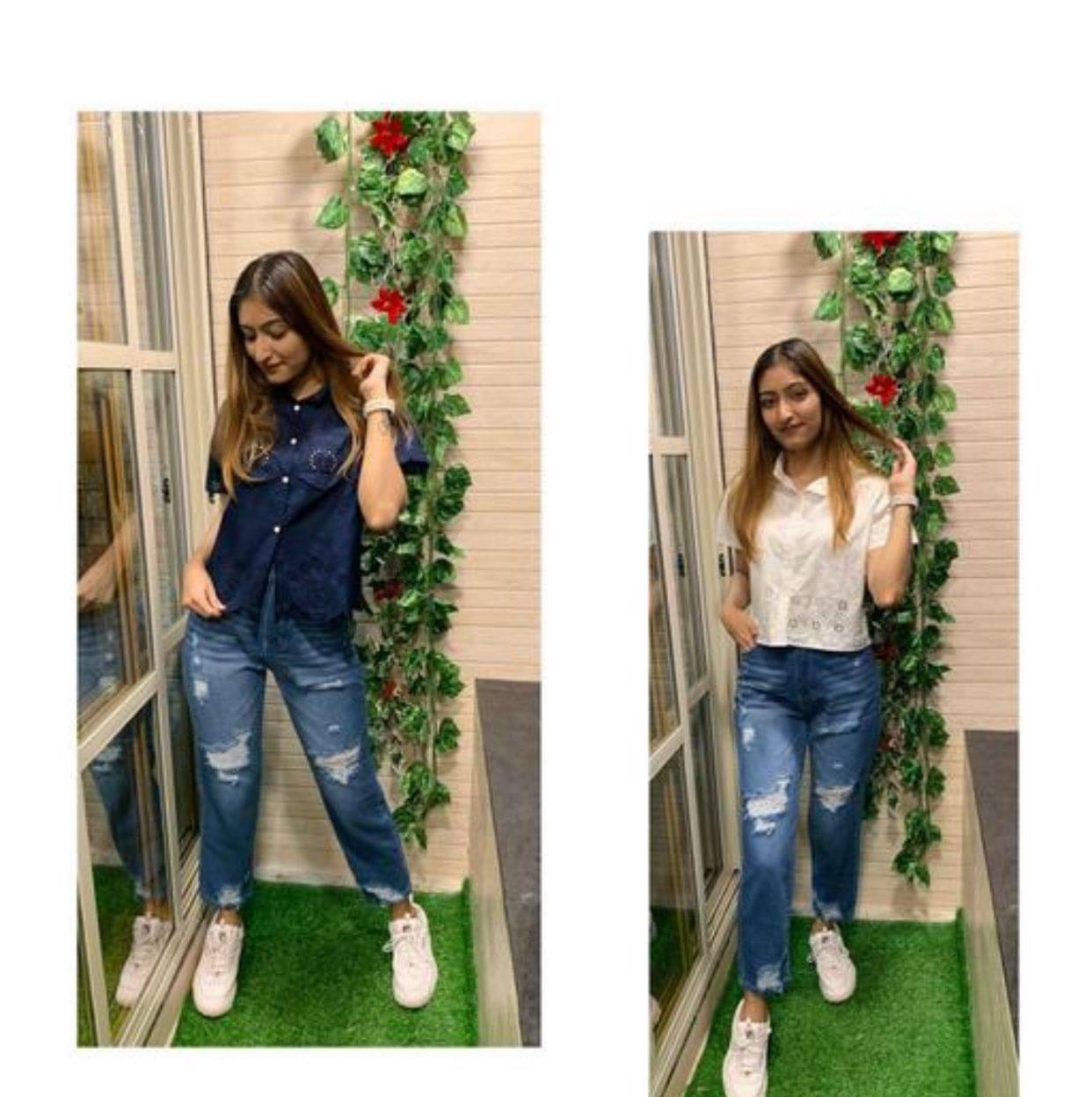     			AD Fashion Women's Regular Fit High-Rise Jeans ( Dark Blue )