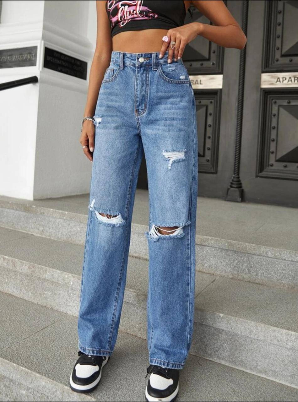     			AD Fashion Women's Regular Fit High-Rise Jeans ( Blue )