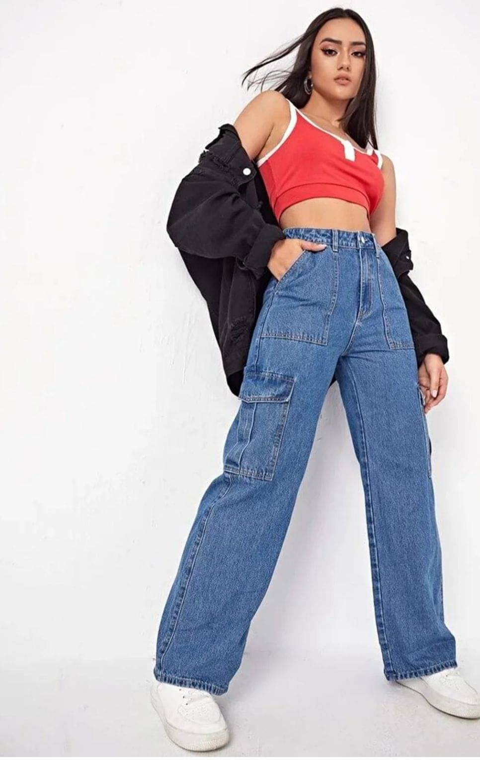     			AD Fashion Women's Regular Fit High-Rise Jeans ( Inkblue )
