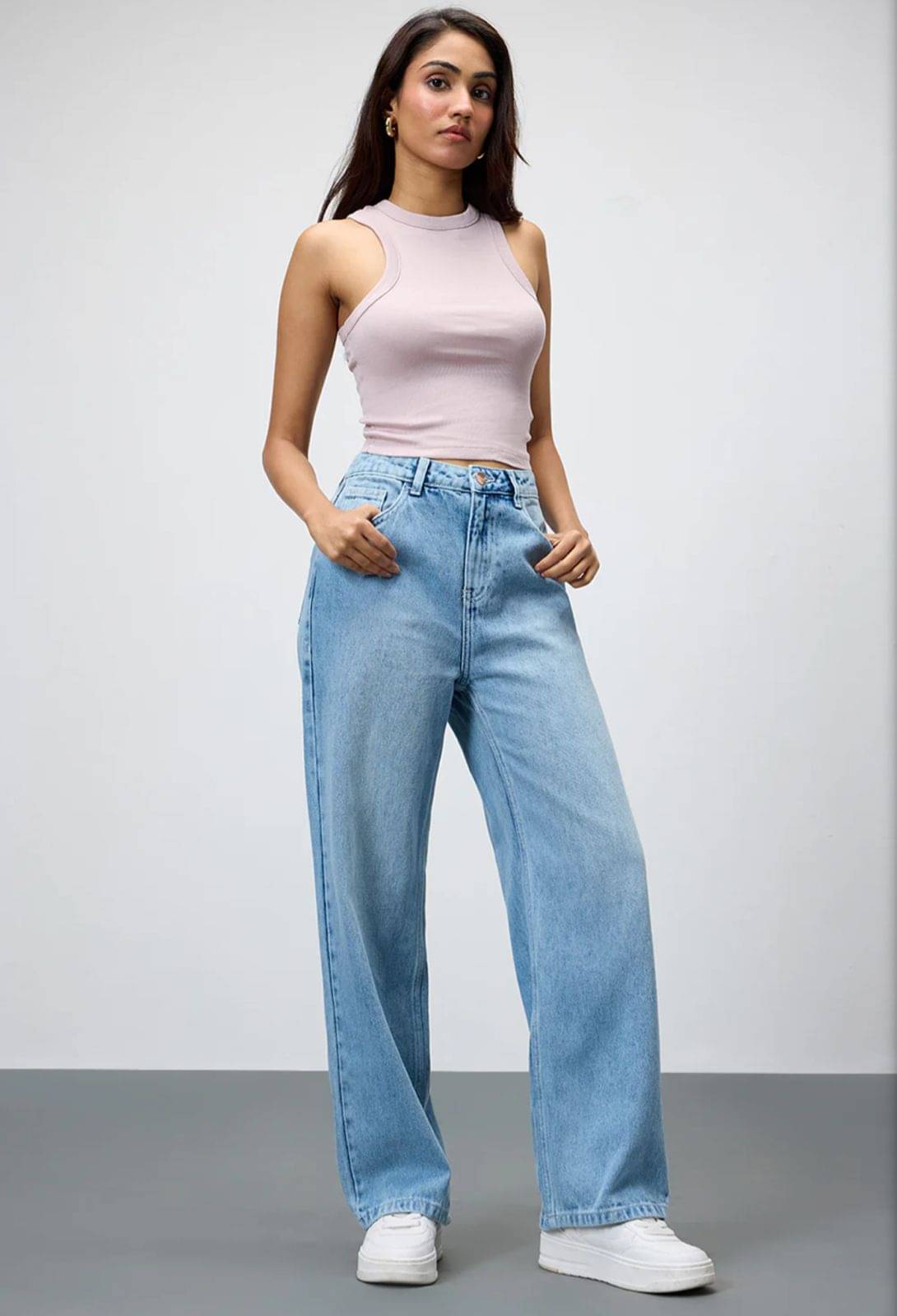     			AD Fashion Women's Regular Fit High-Rise Jeans ( Blue )