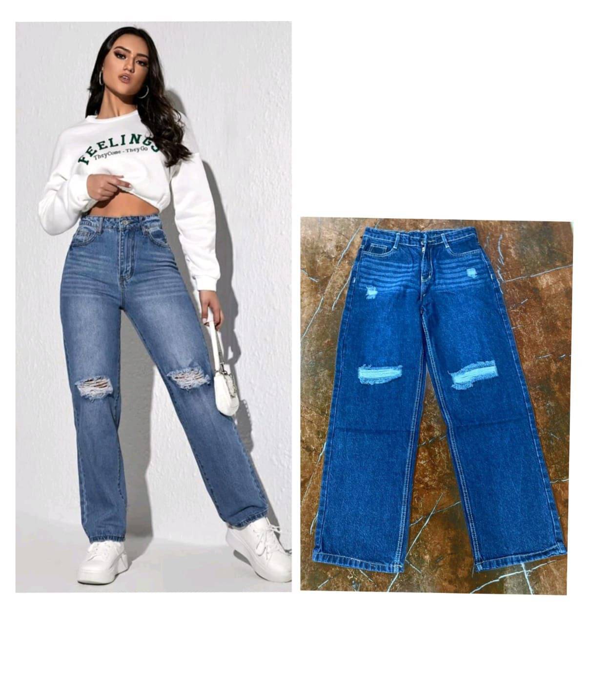     			AD Fashion Women's Regular Fit High-Rise Jeans ( Blue )