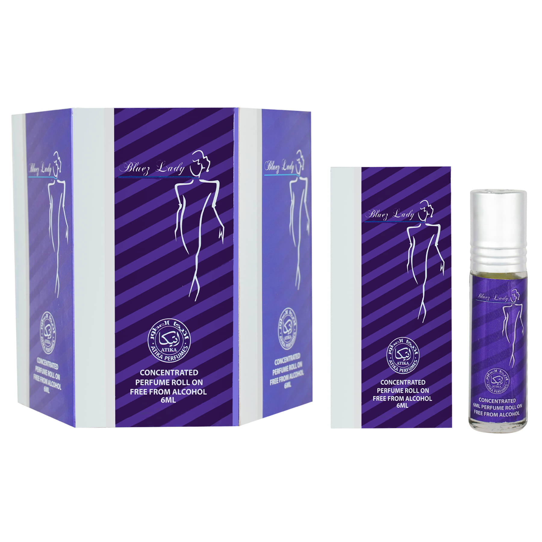 ATIKA PERFUMES Chameli Non- Alcoholic Miniature Attar ( Pack of 6 ) ATIKA PERFUMES Chameli Non- Alcoholic Miniature Attar ( Pack of 6 )