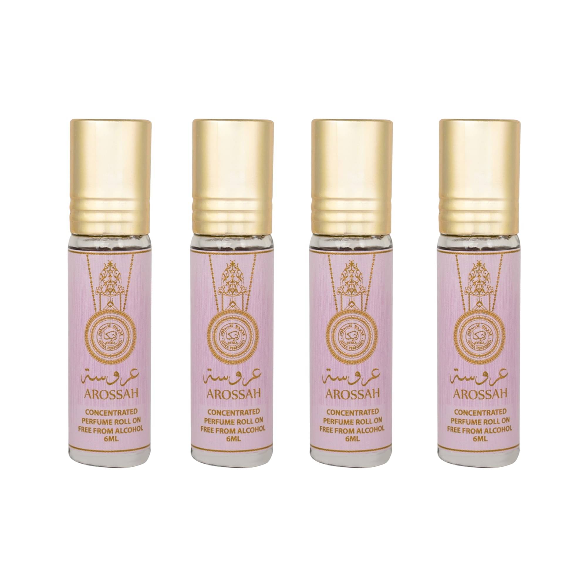 ATIKA PERFUMES Cool Water Non- Alcoholic Miniature Attar ( Pack of 4 ) ATIKA PERFUMES Cool Water Non- Alcoholic Miniature Attar ( Pack of 4 )
