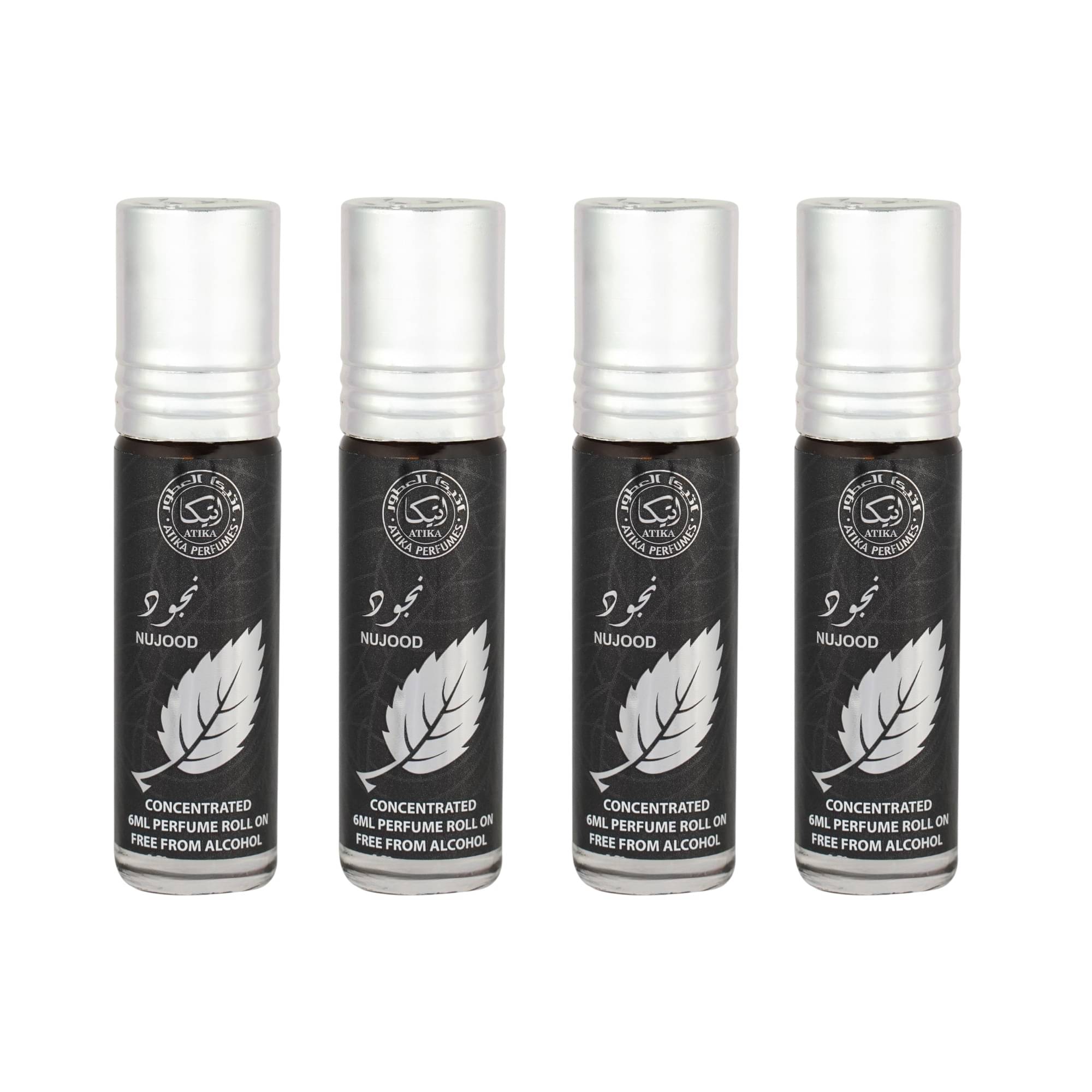     			ATIKA PERFUMES Cool Water Non- Alcoholic Miniature Attar ( Pack of 4 )