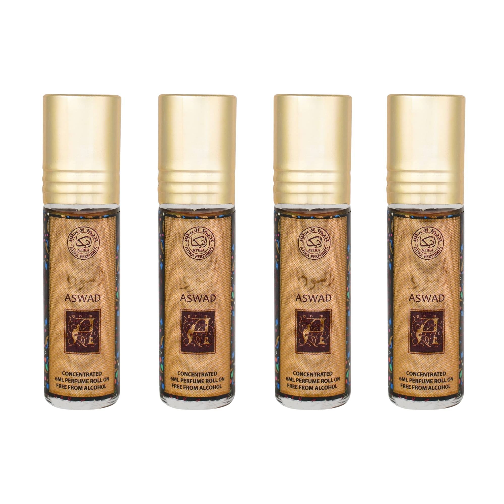     			ATIKA PERFUMES Jasmine Non- Alcoholic Miniature Attar ( Pack of 4 )