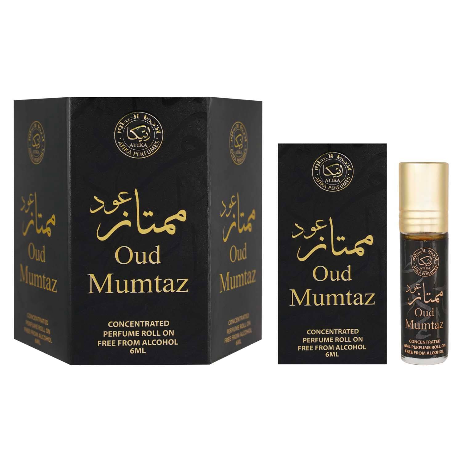     			ATIKA PERFUMES Kesar Non- Alcoholic Miniature Attar ( Pack of 6 )