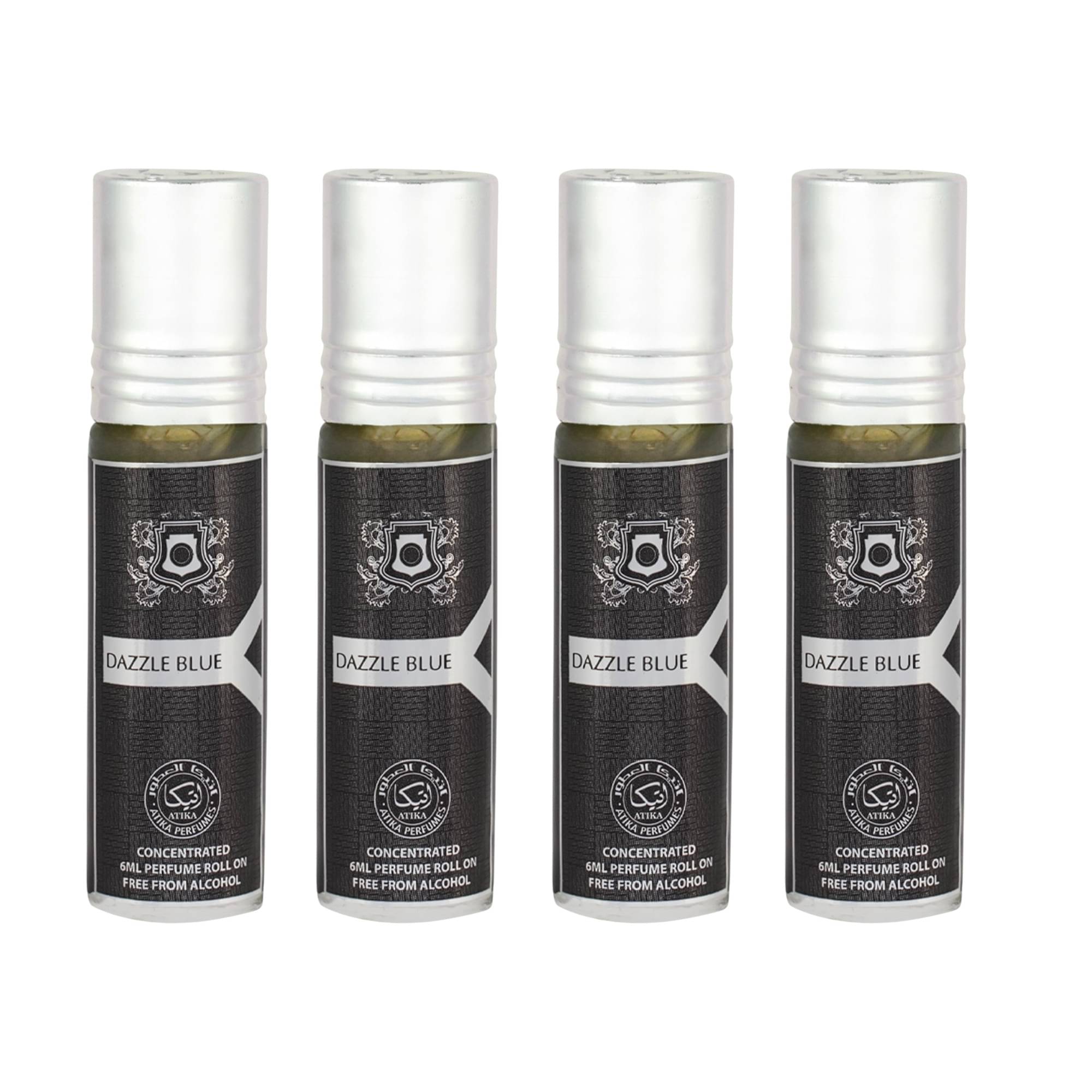ATIKA PERFUMES Mogra Non- Alcoholic Miniature Attar ( Pack of 4 ) ATIKA PERFUMES Mogra Non- Alcoholic Miniature Attar ( Pack of 4 )