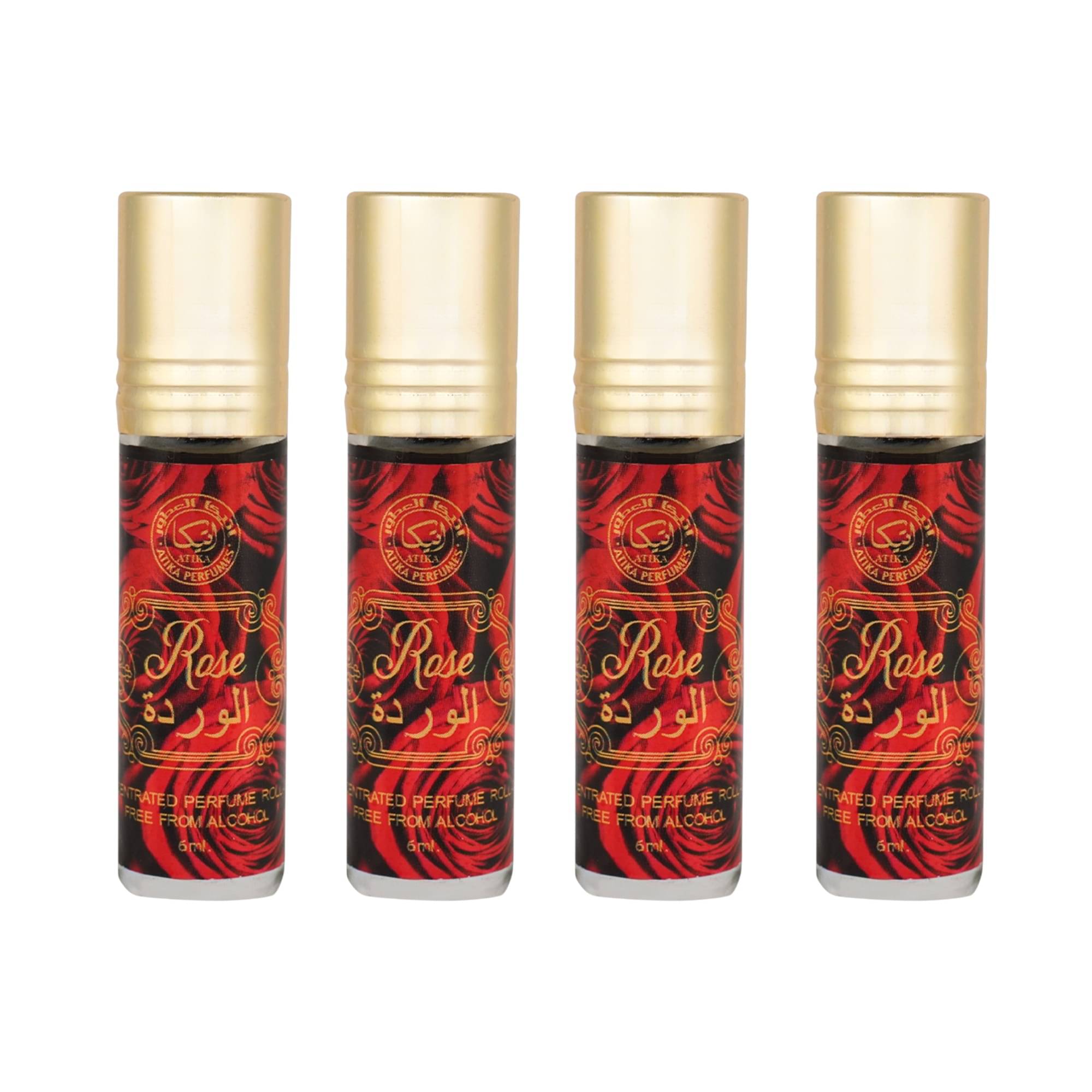    			ATIKA PERFUMES Oud Non- Alcoholic Miniature Attar ( Pack of 4 )
