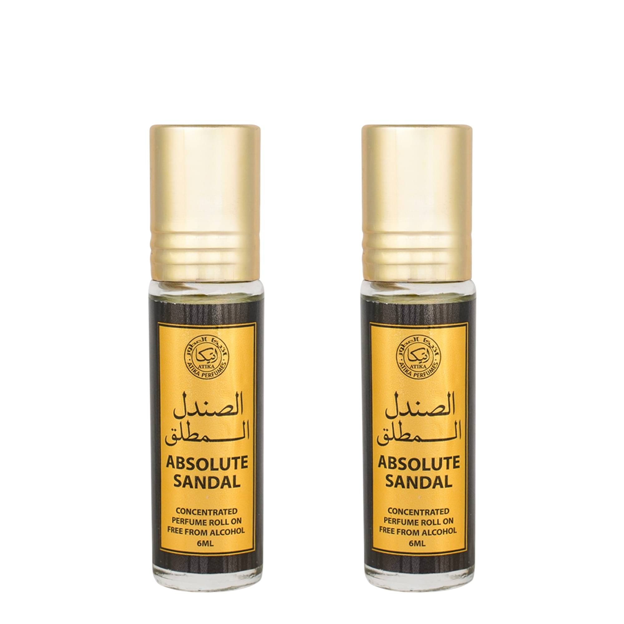     			ATIKA PERFUMES Rose Non- Alcoholic 12ml Attar ( Pack of 2 )