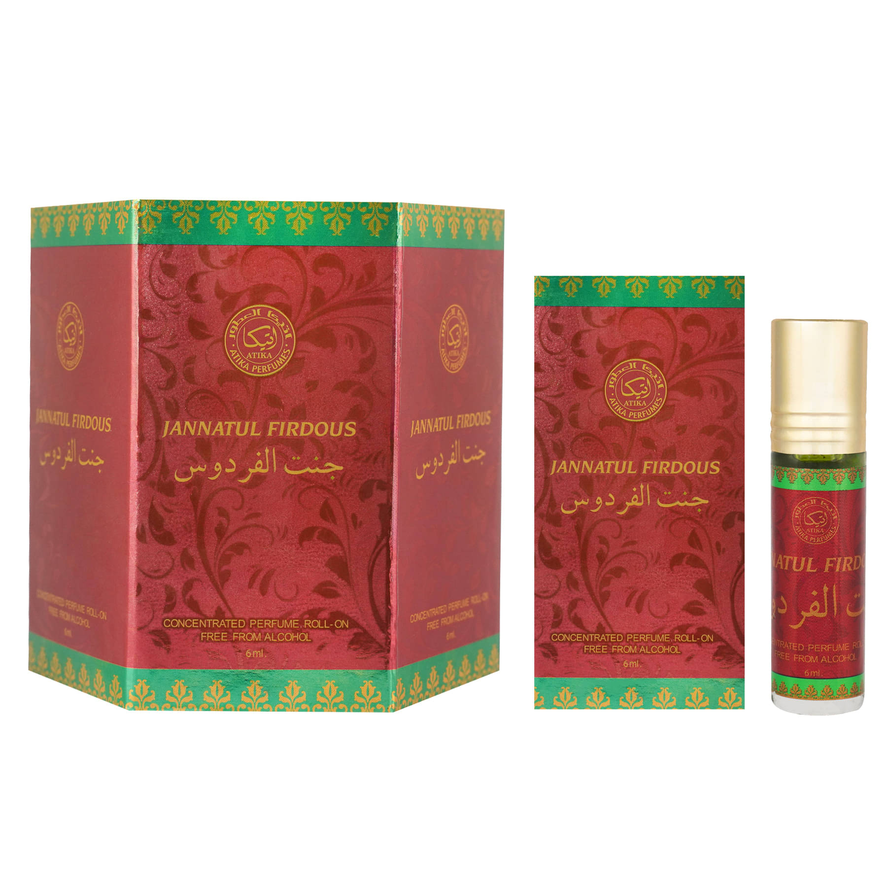 ATIKA PERFUMES Sandalwood Non- Alcoholic Miniature Attar ( Pack of 6 ) ATIKA PERFUMES Sandalwood Non- Alcoholic Miniature Attar ( Pack of 6 )