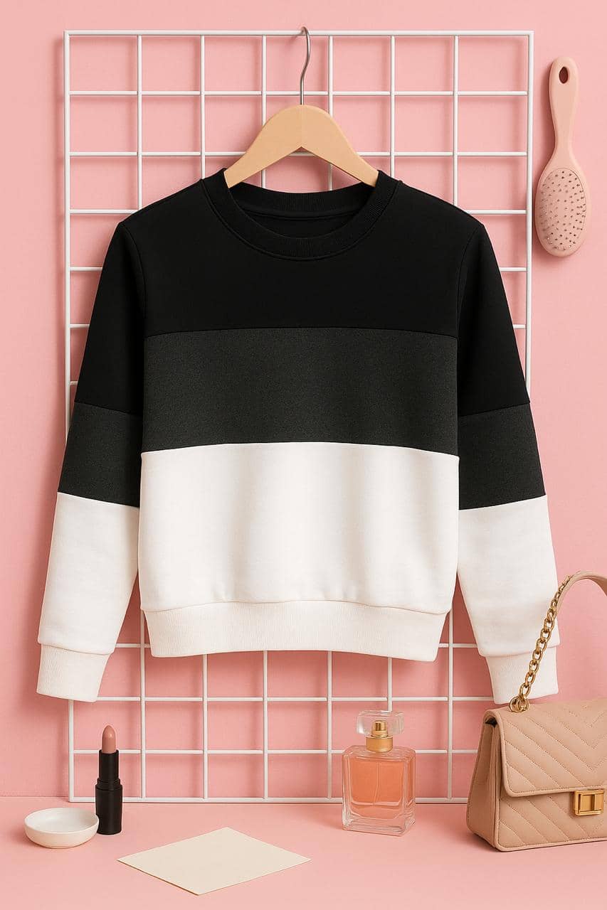 AUSTIN WOOD Women Cotton Blend Sweatshirt For ( Pink )