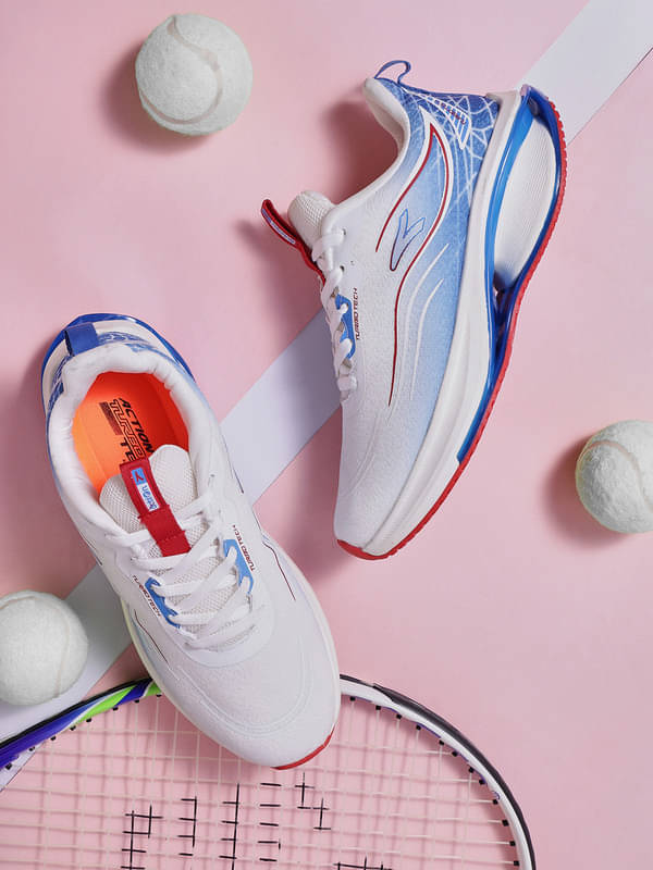 Action TURBO-1501 White Men's Sports Running Shoes     			Action TURBO-1501 White Men's Sports Running Shoes