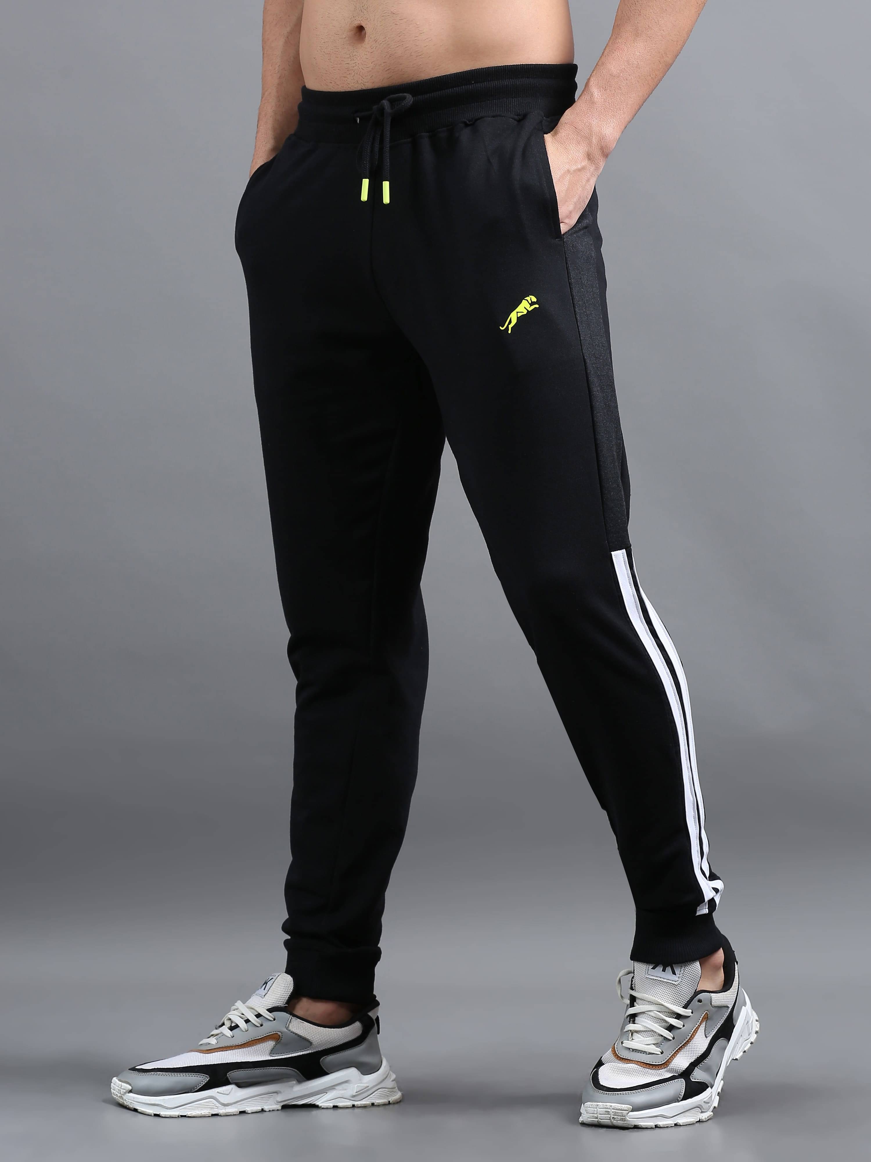     			Ardeur Black Cotton Blend Men's Joggers ( Pack of 1 )