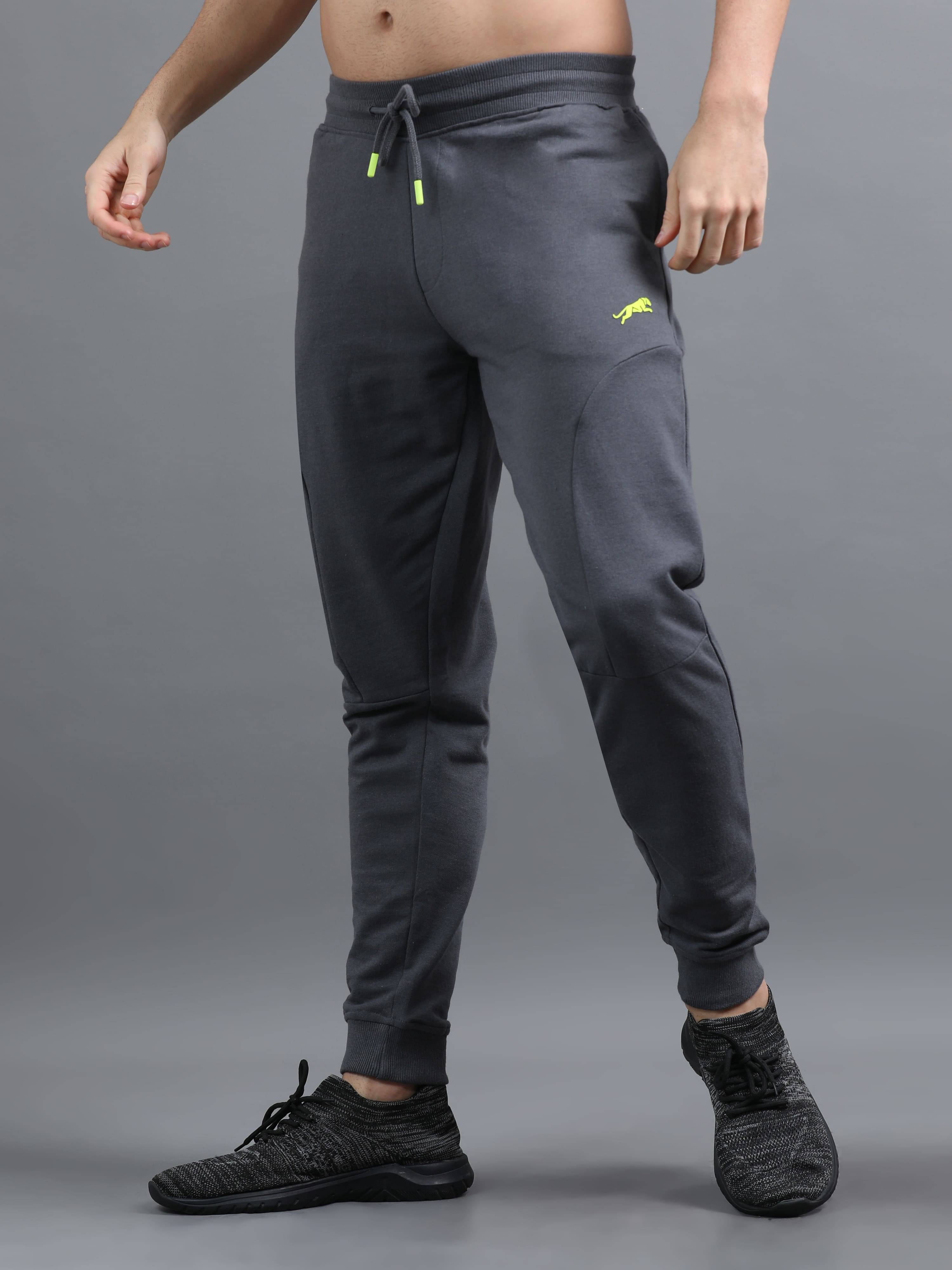     			Ardeur Grey Cotton Blend Men's Joggers ( Pack of 1 )