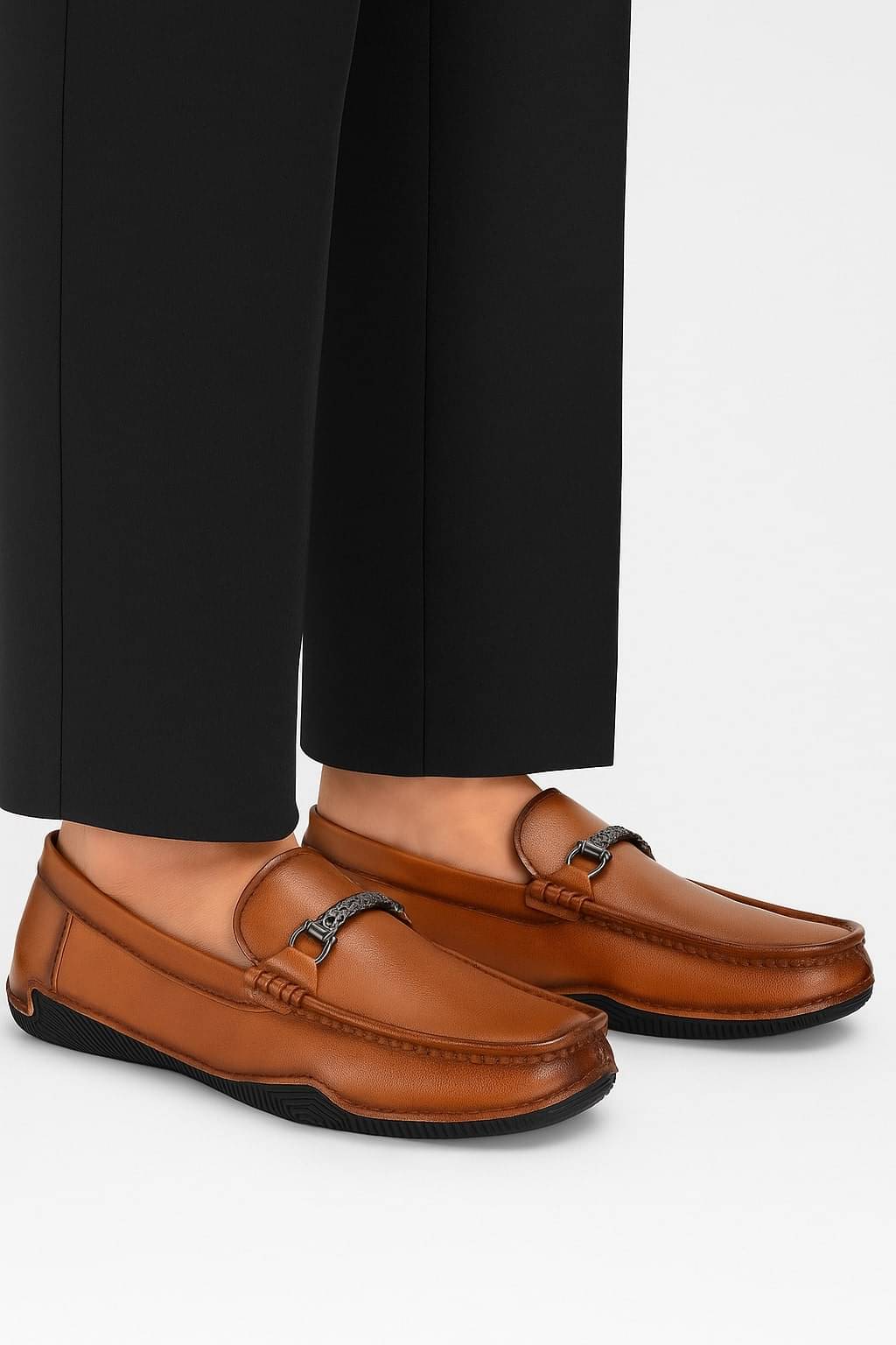     			Asteroid Tan Men's Driving Shoes