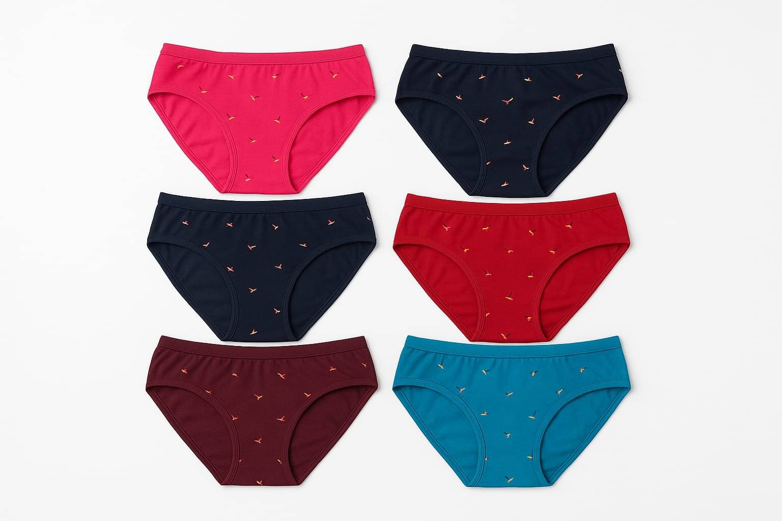     			Bebron Cotton Lycra Hipster ( Multicolor10 , Pack of 3 )